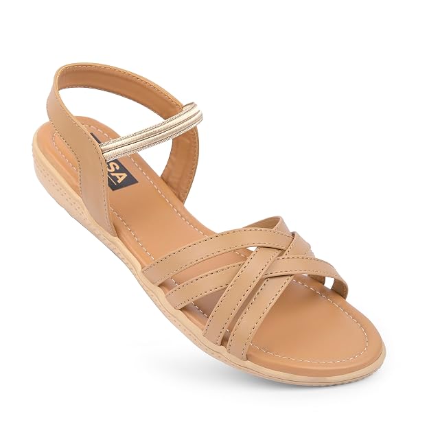 Women Girls Fashion Straps - Flats - Sandals (SD1507)