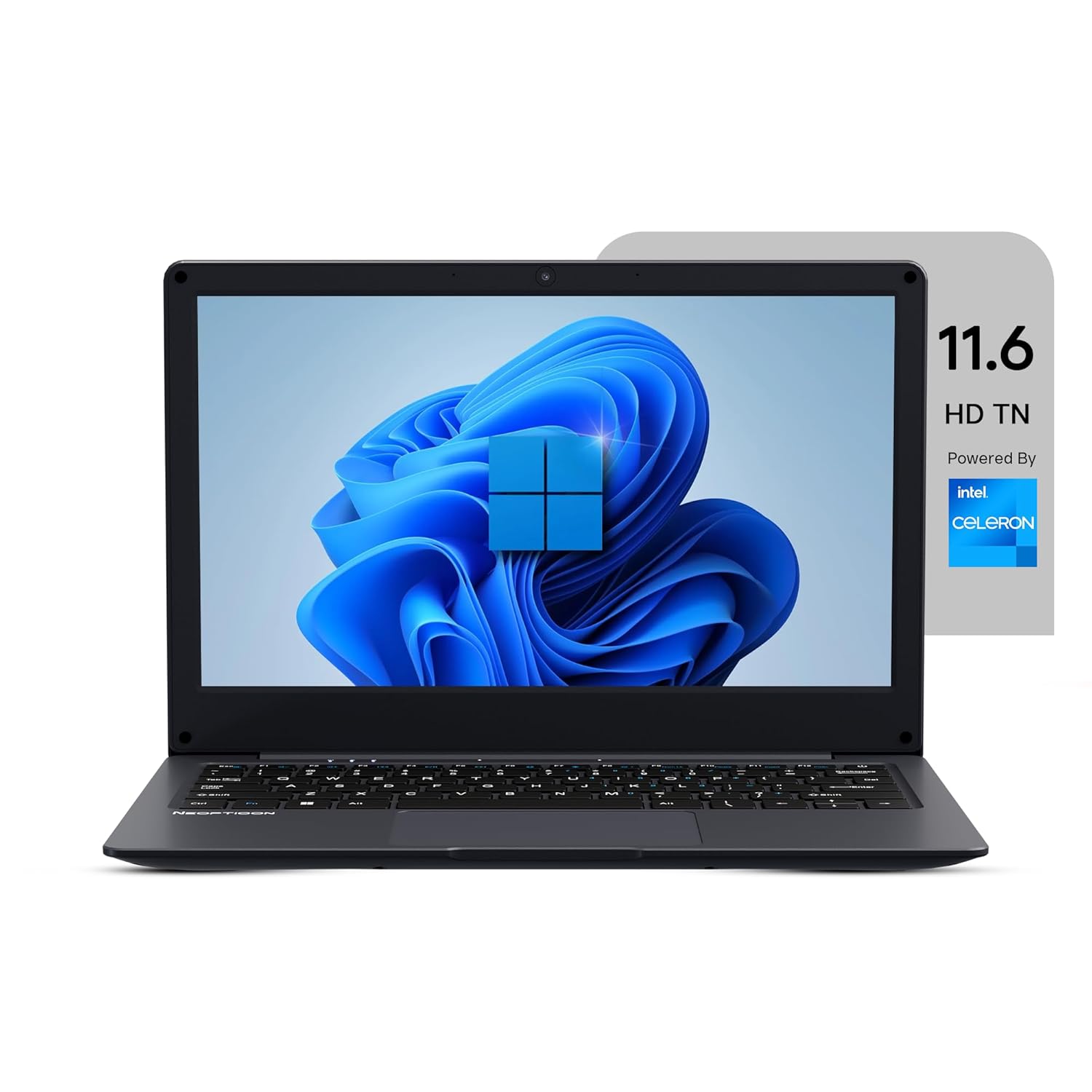 EBook 11.6" HD Laptop | Best Student & Office Work Laptop | Celeron N4020 | 4GB DDR4 | 128GB eMMC + M.2 SSD Expandable Slot