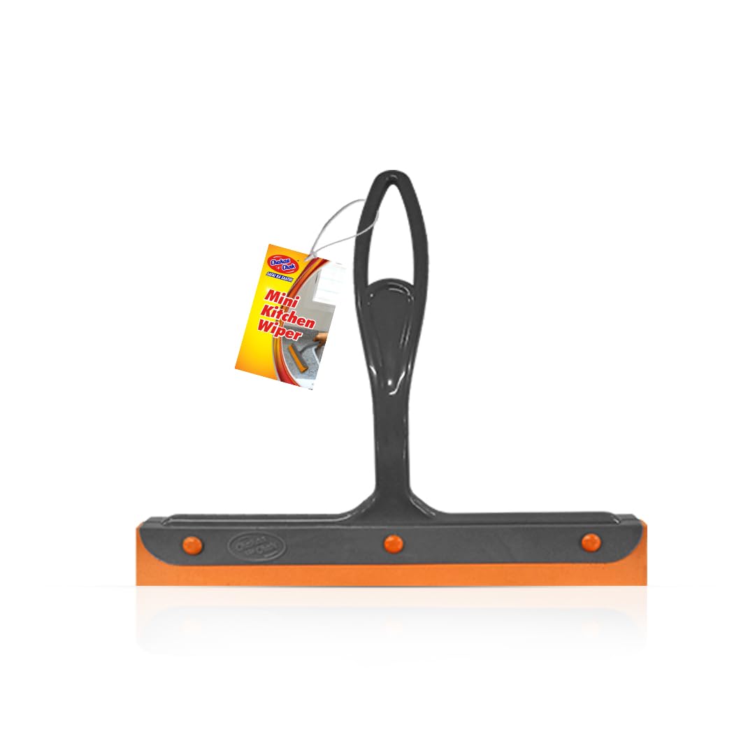 Chakaachak Mini Kitchen Squeegee for Glass and Counter Surface Cleaning
