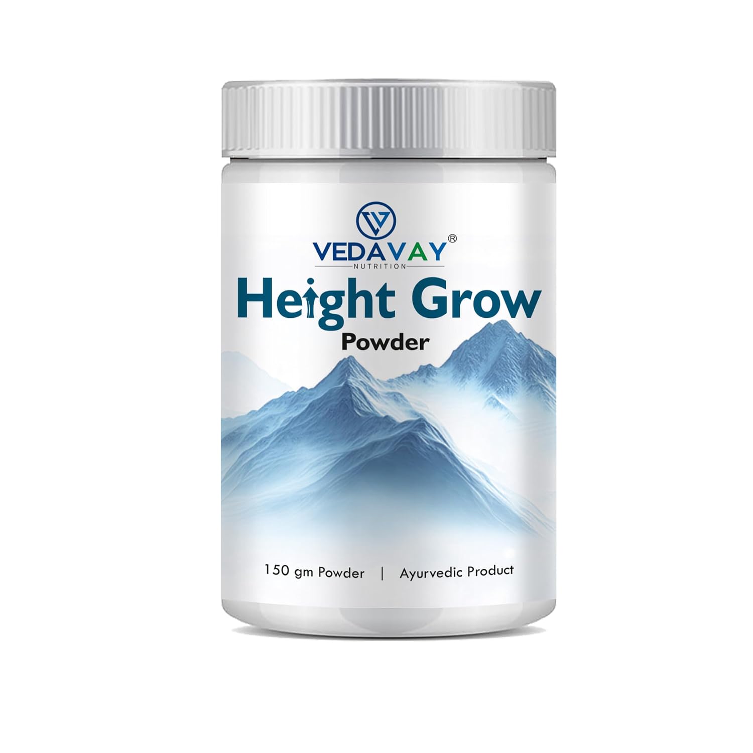 Ayurvedic Height Growth Nutrition Powder for Kids & Teens | Herbal Health Supplement with Ashwagandha, Shatavari, Vidarikand & Amla | Daily Growth Nutrition | 150g