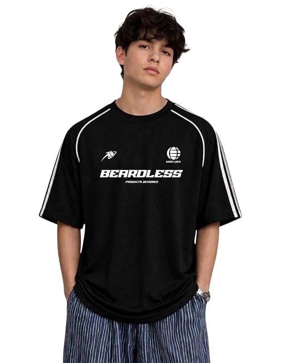 Printed Men’s Polycotton Relax Fit Round Neck T-Shirt | Half Sleeve Solid Casual & Gym Wear Comfortable Regular T-Shirt