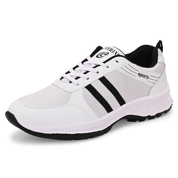 Centrino Men's Sneaker Shoes Stylish | Shoes for Man Casual Sports | Lightweight Breathable Lace-Up Walking Shoes with Cushioned Insole | Comfortable Anti-Skid Canvas Sneakers for Men | Mens Shoes (9201)