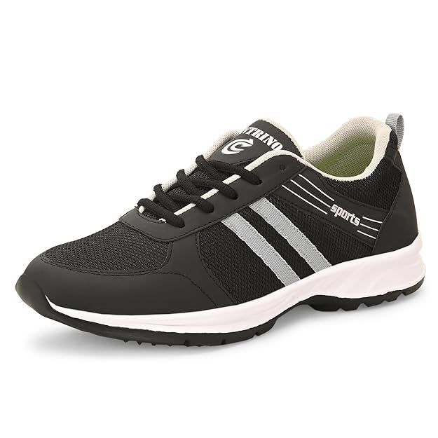 Centrino Men's Sneaker Shoes Stylish | Shoes for Man Casual Sports | Lightweight Breathable Lace-Up Walking Shoes with Cushioned Insole | Comfortable Anti-Skid Canvas Sneakers for Men | Mens Shoes (9201)