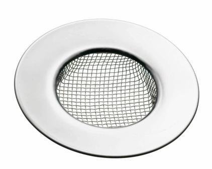 Decorcrafts Stainless Steel Sink Strainer Kitchen Drain Basin Basket Filter Stopper Drainer/Jali (4-inch/10 cm) (Stainless Steel Jali Round)