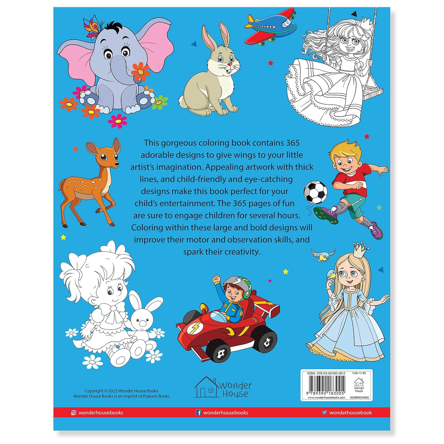 My First 365 Coloring Book | Jumbo Coloring Book For Kids (With Tear Out Sheets)