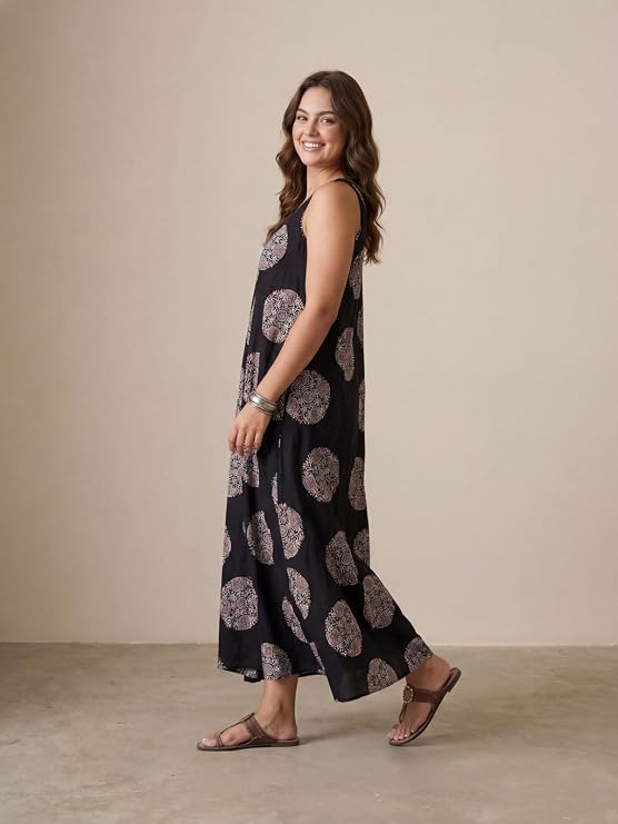 Leriya Fashion Dress for Women | Western One Piece Dress for Women Short & Long | Sleeveless Casual Summer Dresses for Beach & Stylish Party Outifits Knee-Length