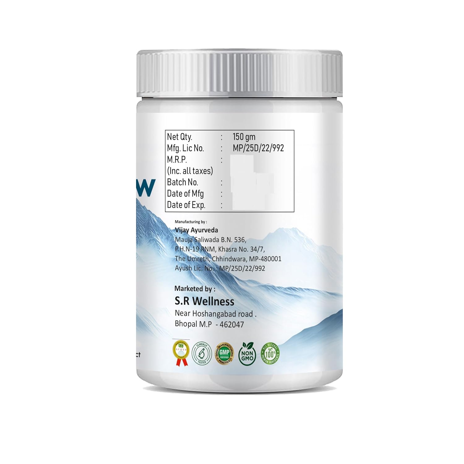 Ayurvedic Height Growth Nutrition Powder for Kids & Teens | Herbal Health Supplement with Ashwagandha, Shatavari, Vidarikand & Amla | Daily Growth Nutrition | 150g