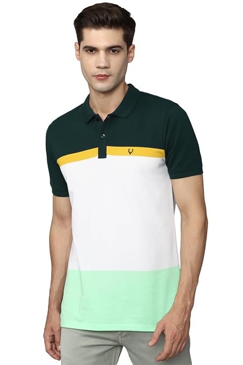Allen Solly Men T-Shirt|Cotton|Regular Fit