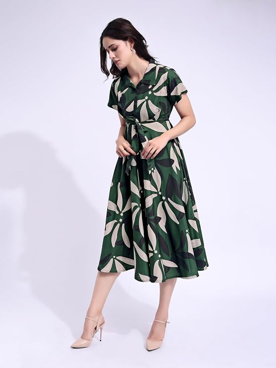 PURVAJA Women’s Maxi Cotton Blend Dress