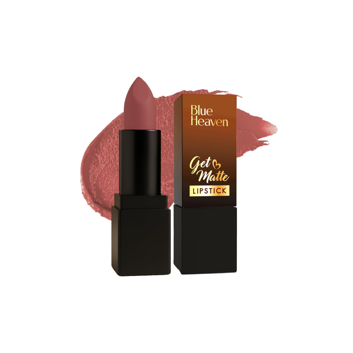 Blue Heaven Get Matte Lipstick | Soft Matte Finish and Lightweight Formula | Intense Pigment | Long-Lasting Lipsticks For Women | 601B | 4gm