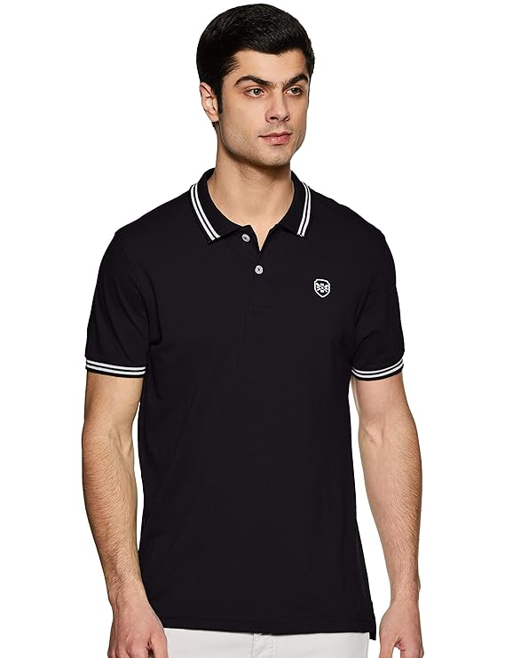 Max Men's Polycotton Half Sleeves Regular Fit Solid Polo T-Shirt