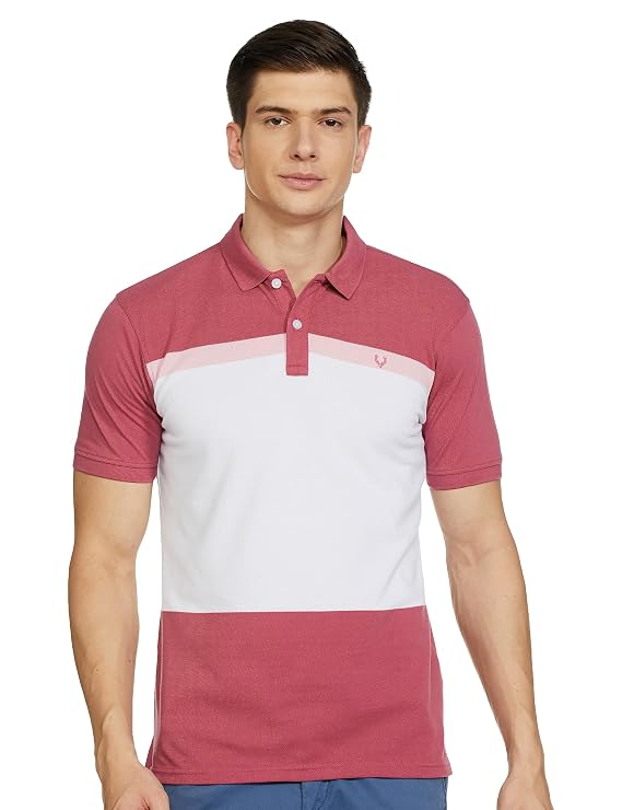 Allen Solly Men T-Shirt|Cotton|Regular Fit