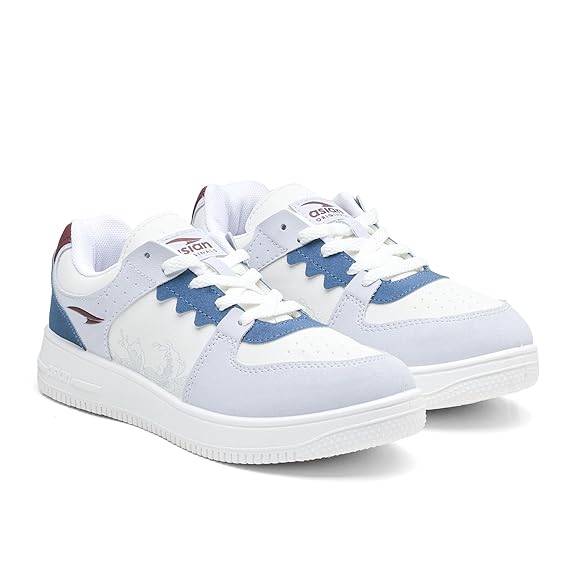 ASIAN Men THUNDER-07 Stylish Casual Mid Top Sneaker and Trendy Shoes with Laces for Men & Boys, Perfect, College, Parties and Outings, Lightweight, Comfortable, and Durable for All-Day Use