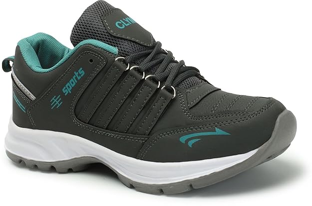 CLYMB Cosco Sports Shoe with Synthetic Upper Lightweight Comfortable Mid Top Running Shoes for Men's & Boy's