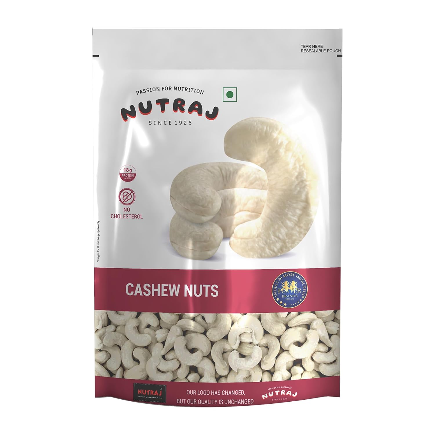 Nutraj Cashews 250g Pouch | Kaju | Dry Fruits and Nuts | Grocery Items