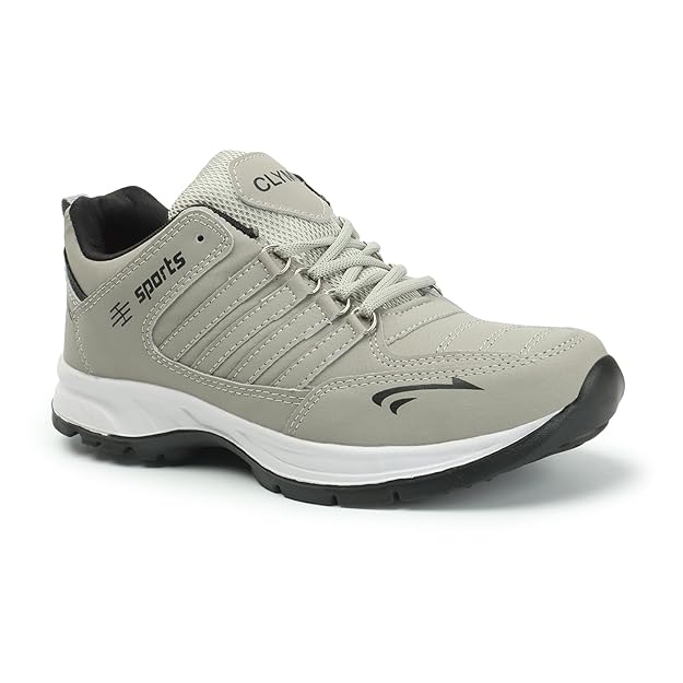 CLYMB Cosco Sports Shoe with Synthetic Upper Lightweight Comfortable Mid Top Running Shoes for Men's & Boy's