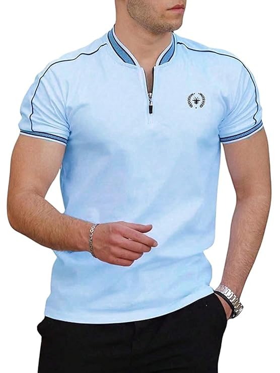 Men's Solid Cotton Rich Polo T Shirt | Collar Tshirts | Half Sleeves | Plain-Regular Fit (Available in Plus Size and Combo Pack of 2)