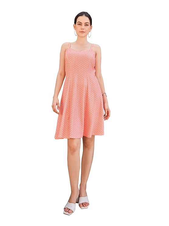 PURVAJA Women’s Fit & Flare Knee Length Dress (Wini-012-016)
