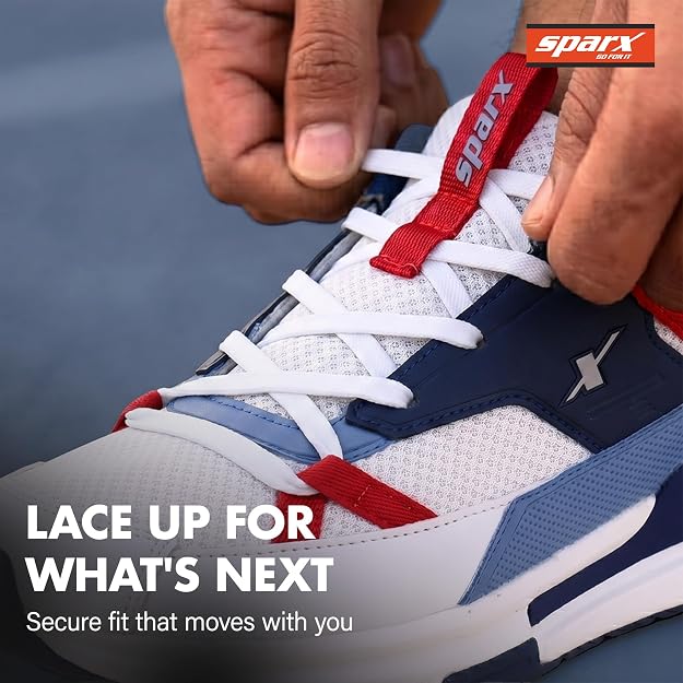 SPARX Sports Shoes for Men – High-Performance Lace-Up Running Shoes with Breathable Comfort, Lightweight Cushioning & Everyday Athletic Support