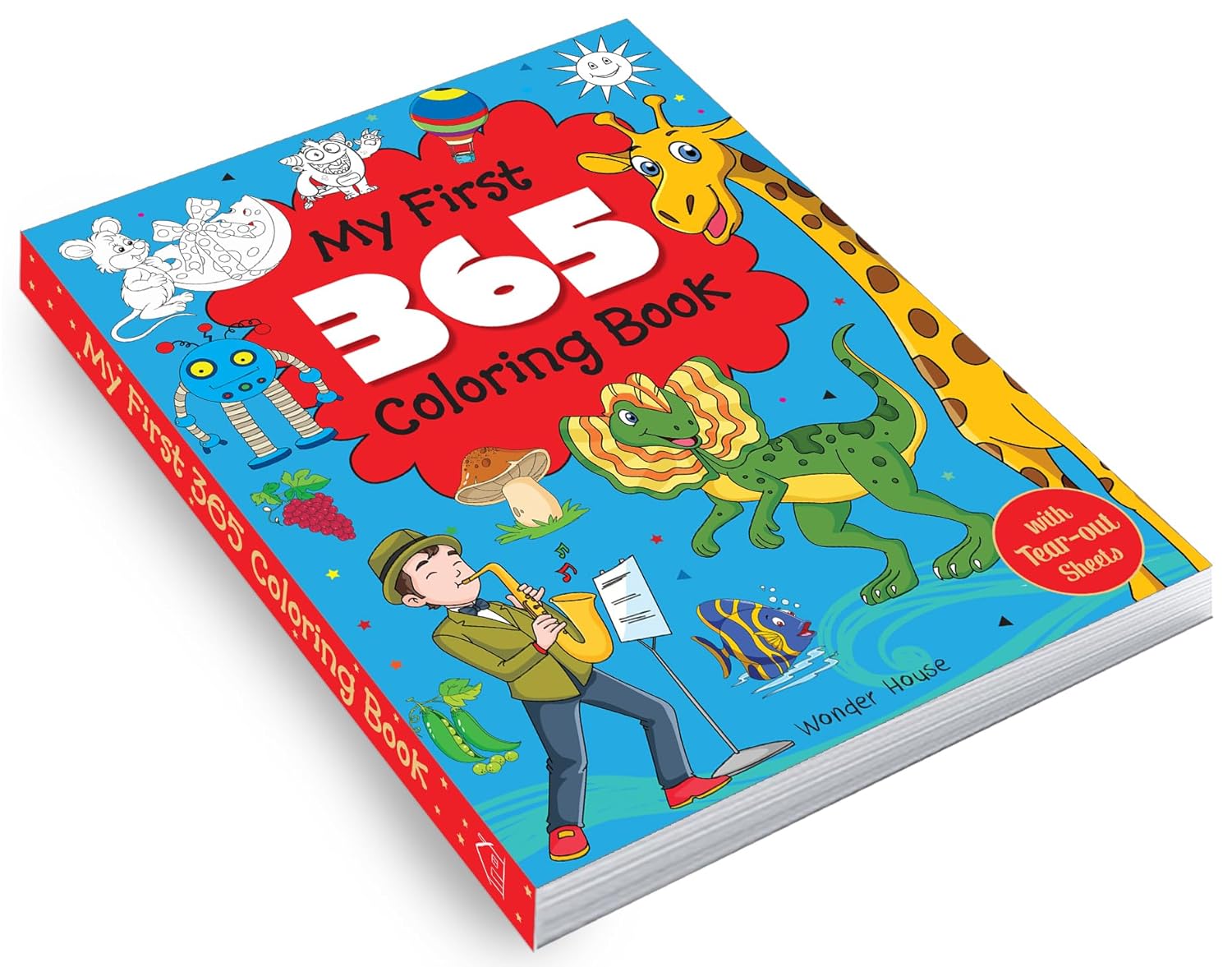 My First 365 Coloring Book | Jumbo Coloring Book For Kids (With Tear Out Sheets)