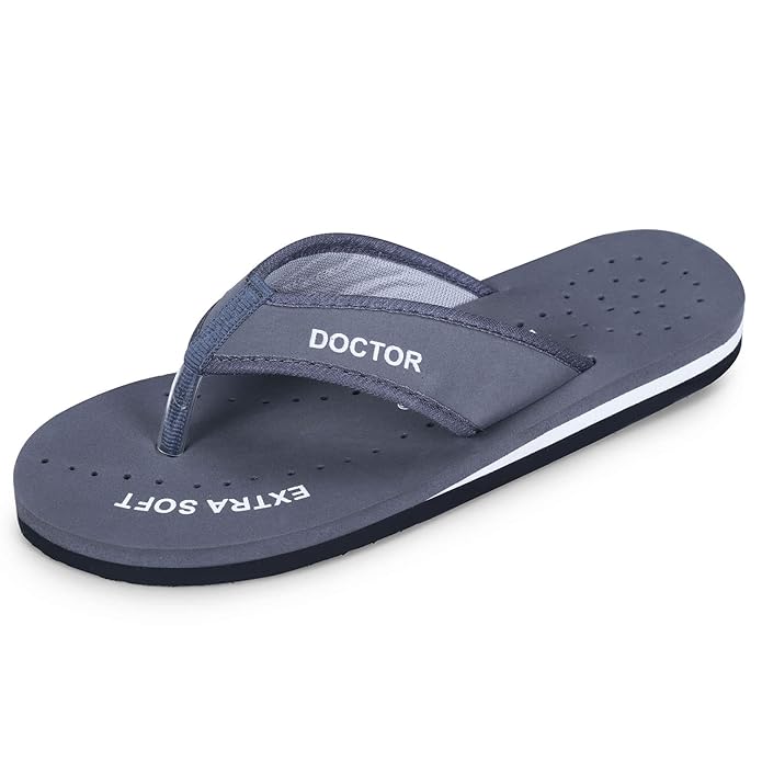 DOCTOR EXTRA SOFT Doctor Slippers for Women Orthopedic Diabetic Pregnancy Non Slip Lightweight Comfortable Flat Casual Stylish DR Chappals and House Flip flops For Ladies & Girl’s D-22