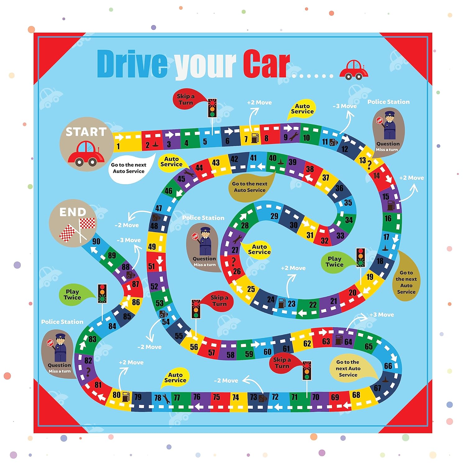 popcorn Games & Puzzles Classic Board Games for Smart Kids|Help to Boost Decision Making,Strategic Thinking and Problem Solving (4 in 1)