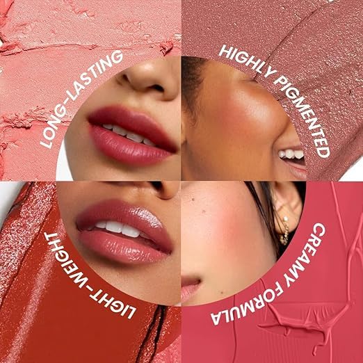 INSIGHT Lip & Cheek Tint - Strawberry Summer (3 g) | Matte Finish | With Vitamin E | Long-Lasting, Lightweight Multipurpose Tint for Lips & Cheeks