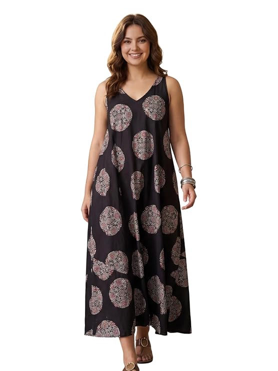 Leriya Fashion Dress for Women | Western One Piece Dress for Women Short & Long | Sleeveless Casual Summer Dresses for Beach & Stylish Party Outifits Knee-Length