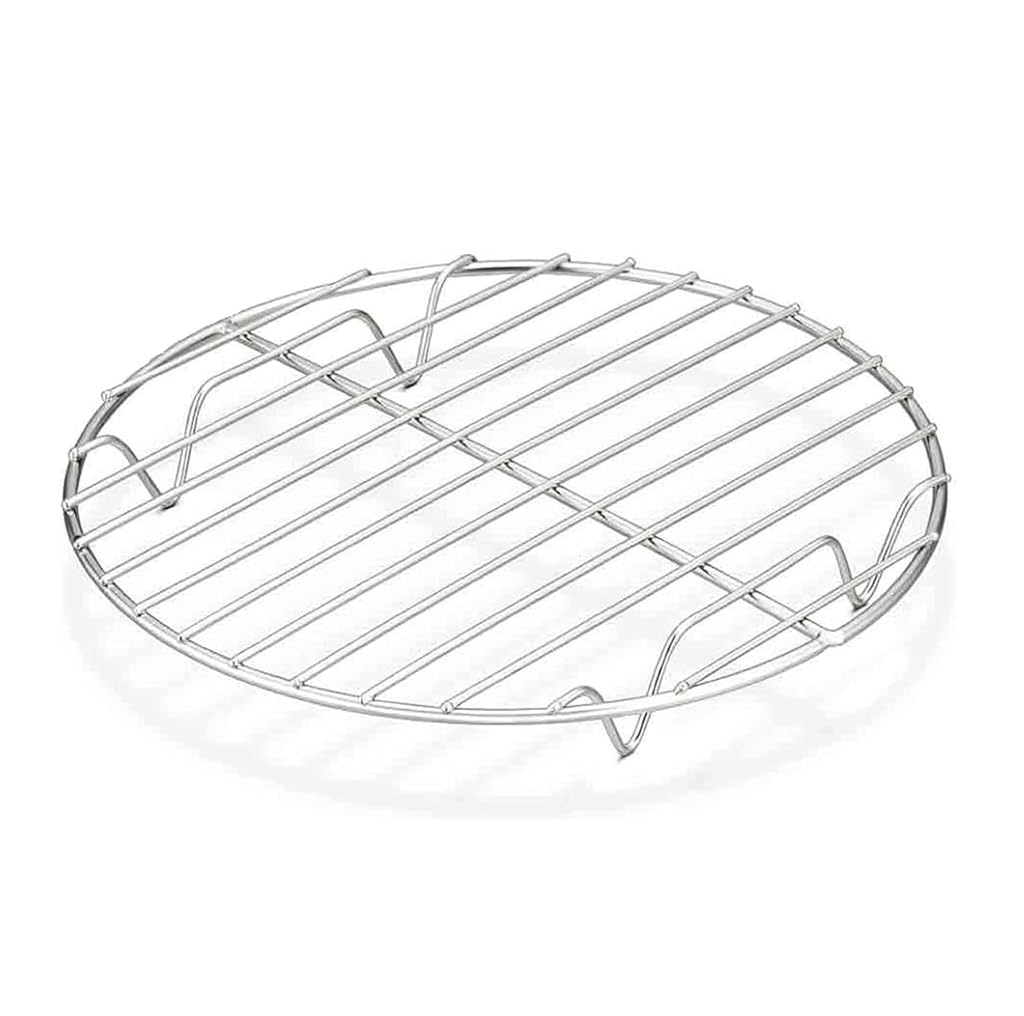 Sulfar Round Cooking Rack, Baking Cooling Steaming Grilling Rack Stainless Steel, Fits Air Fryer/Stockpot/Instant Pot/Pressure Cooker/Round Cake Pan, Oven & Dishwasher Safe