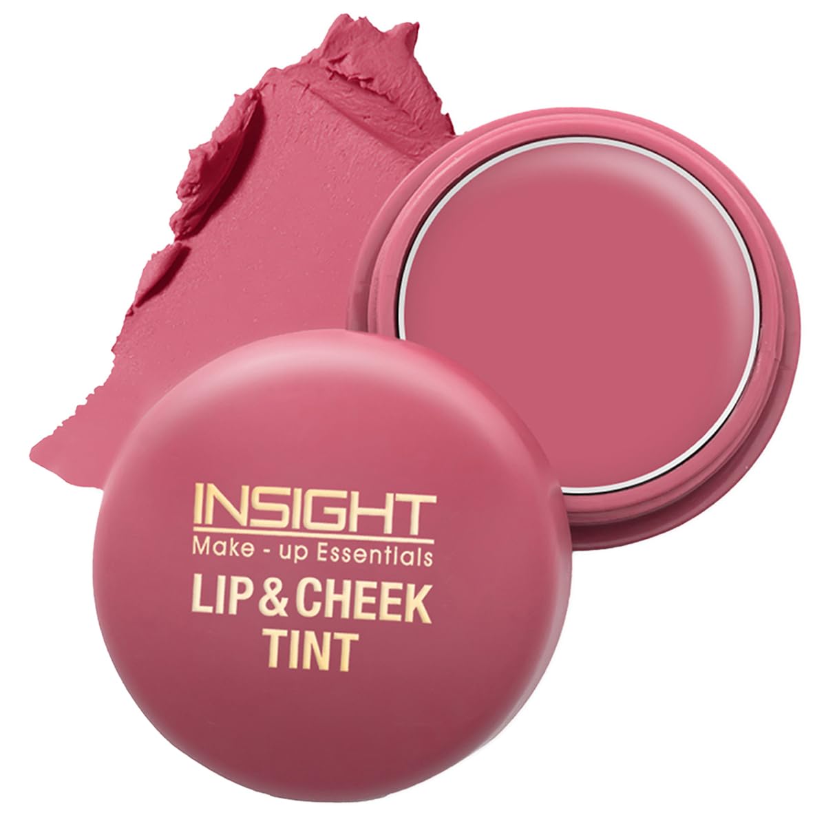 INSIGHT Lip & Cheek Tint - Strawberry Summer (3 g) | Matte Finish | With Vitamin E | Long-Lasting, Lightweight Multipurpose Tint for Lips & Cheeks