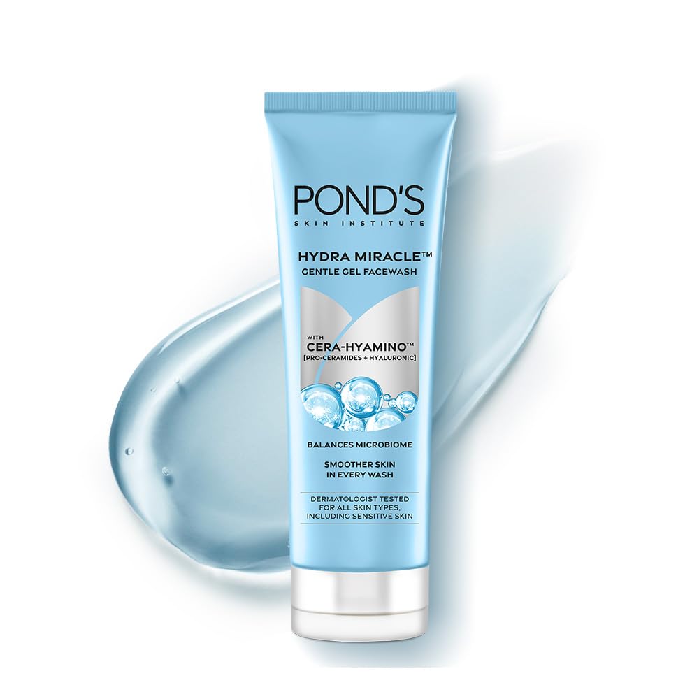 POND'S Hydra Miracle Gentle Gel Face Wash 100g | Refreshing Gel Face Wash