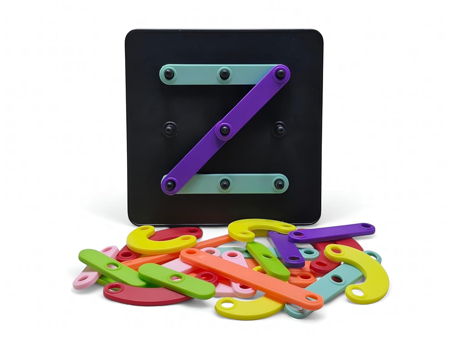 Alphabet Puzzles for Kids Alpha Numeric Games for Children alphabetic Games Puzzle numer and Shape Construction