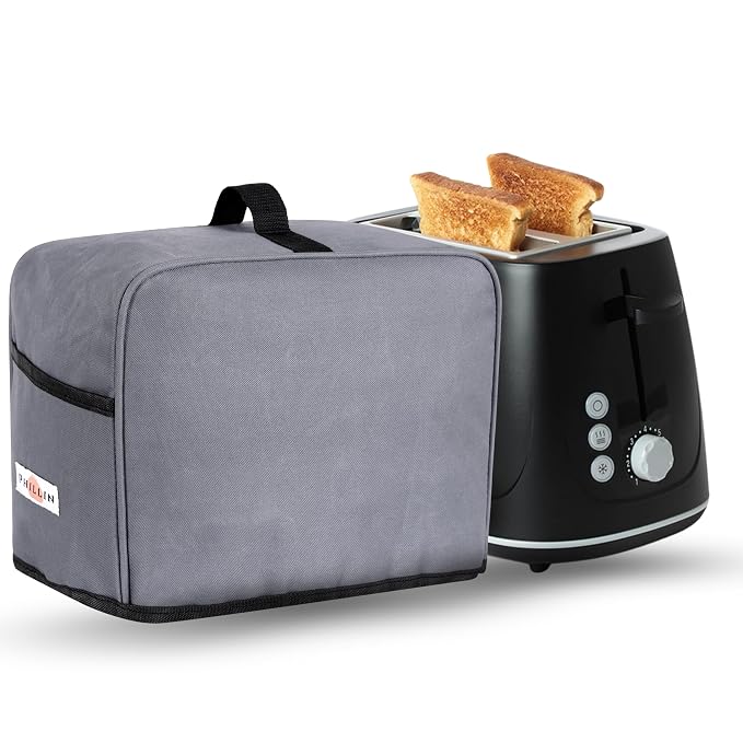 Waterproof Toaster Cover with Pockets for Jam Spreader and Toaster Tongs Compatible